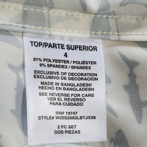 Wrangler Size 4 Quick Dry Shark Button Down Shirt - Picture 5 of 6